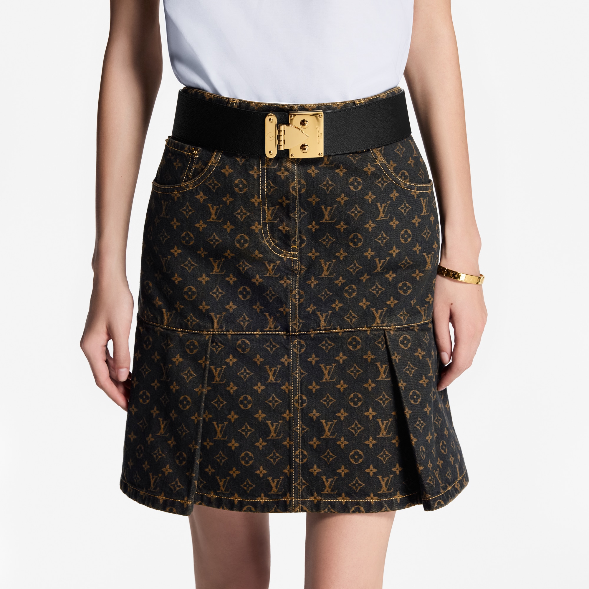 LOUIS VUITTON ベルト S ロック 50MM モノグラム ブラウン ベルト・Sロック 50MM ｜ルイ・ヴィトン 公式サイト - M4103Z